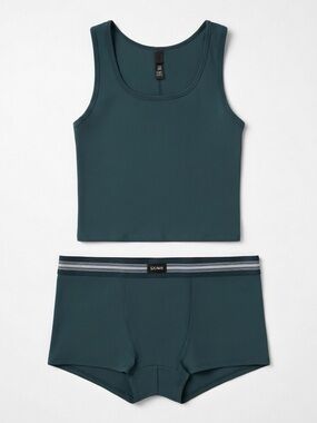 SET - SKIMS Cotton Rib Tank & Boyshort